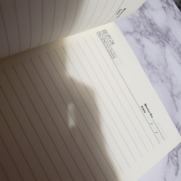 Gallant, V.E Schwab, journal from bookish box in tan color with blue foil design - Picture 5 of 8